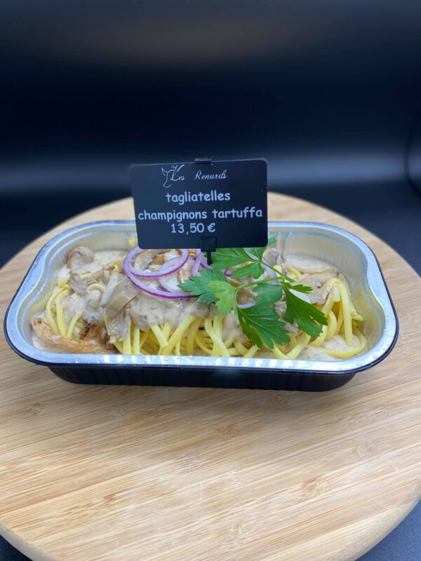 Tagliatelles champignons tartuffa