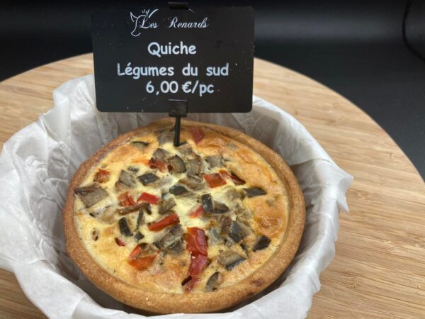 Quiche au légumes du sud